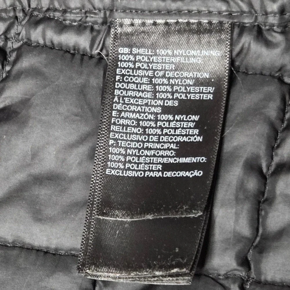The North Face Jacket Mens M ThermoBall Eco Insulated Puffer Lightweight Black